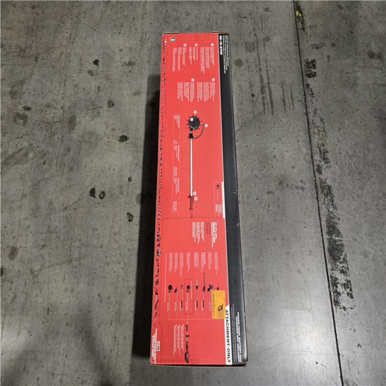 NEW!- Milwaukee M18 FUEL QUIK-LOK Rubber Broom Attachment (Attachment Only)