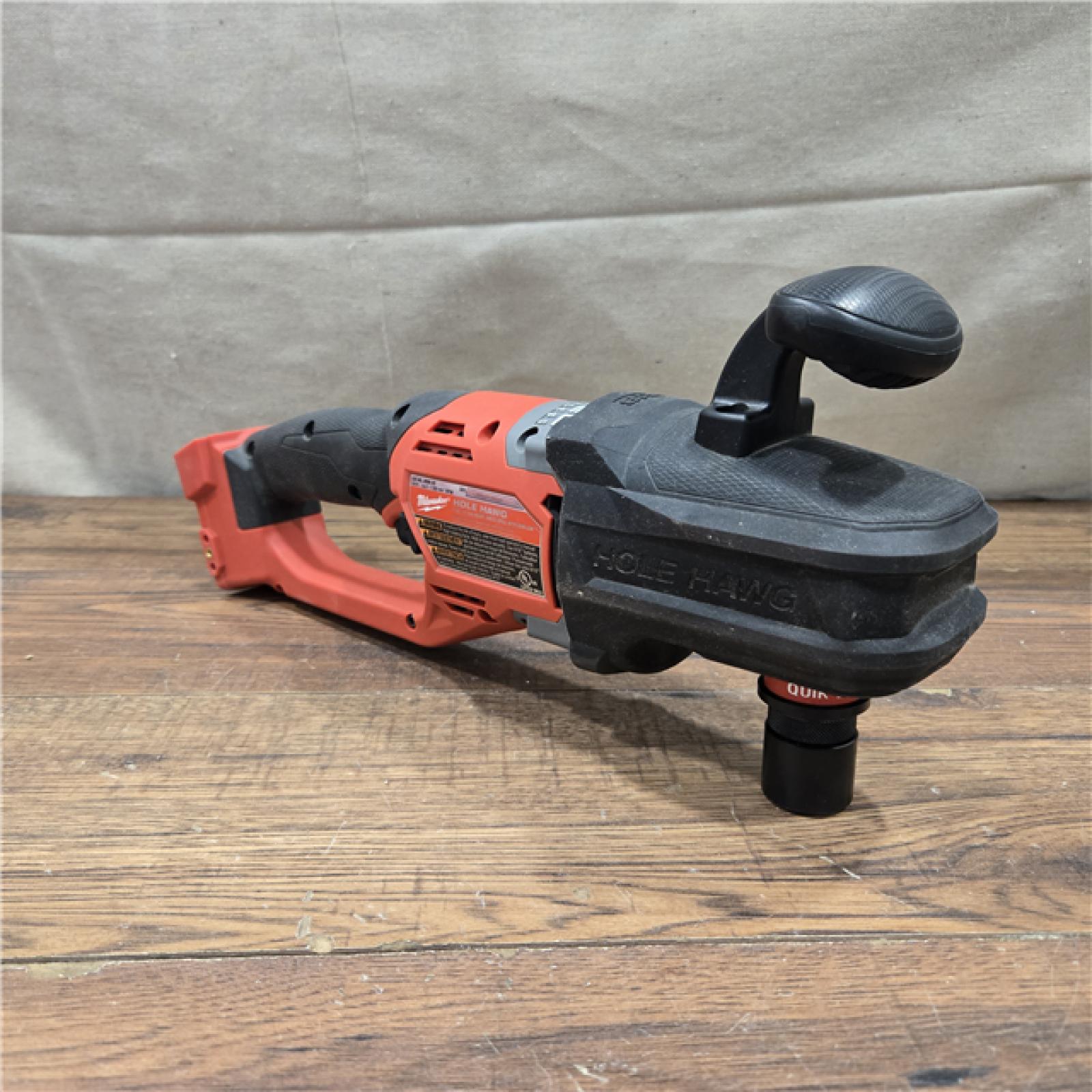 AS-IS Milwaukee M18 FUEL Brushless Cordless SUPER HAWG 7/16 in. Right Angle Drill (Tool-Only)