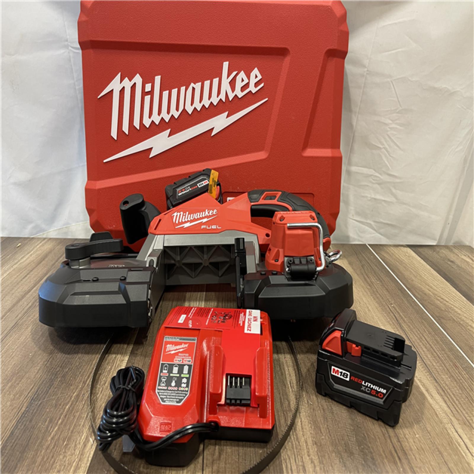 AS-IS Milwaukee M18 FUEL 18V Lithium-Ion Brushless Cordless Deep Cut Band Saw with