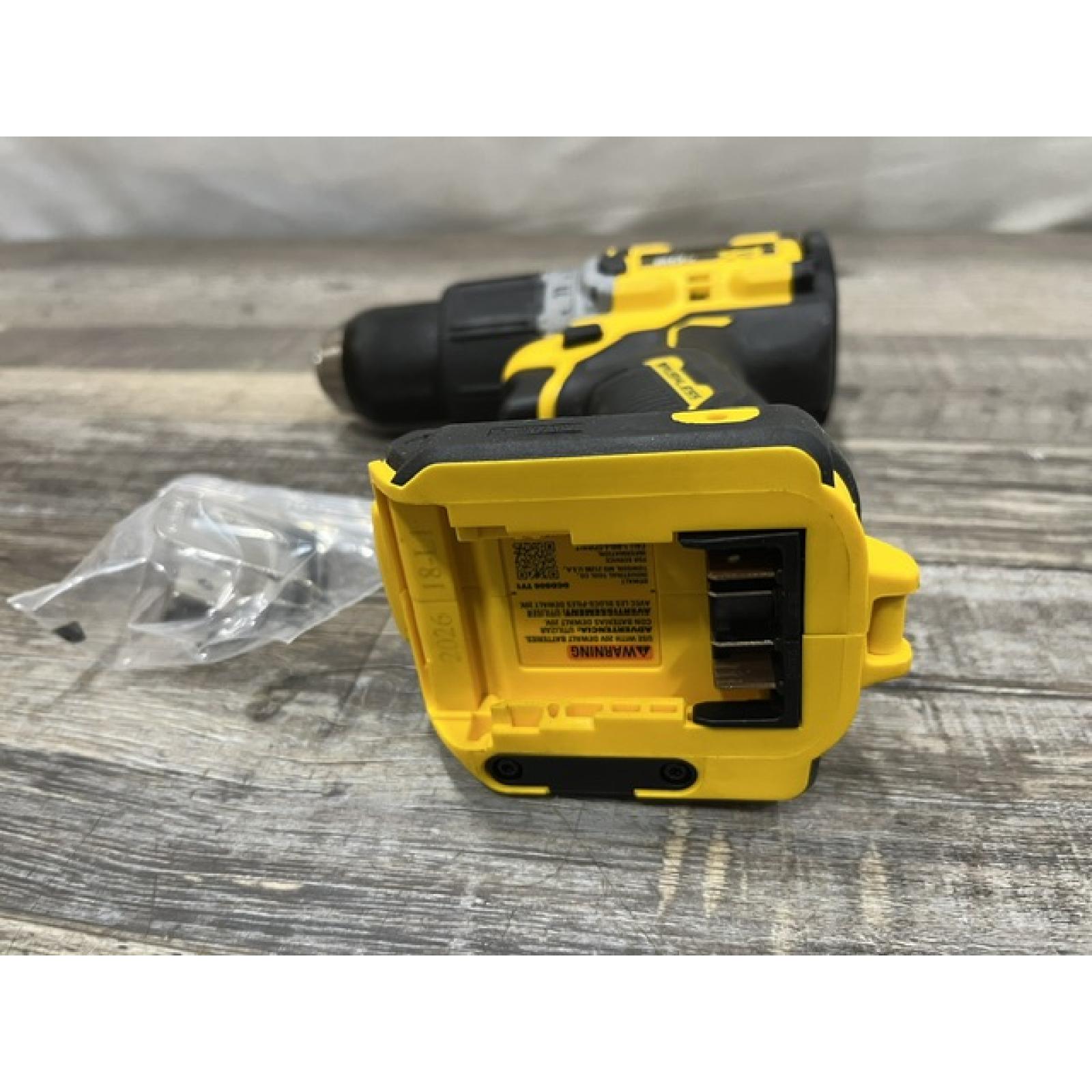 AS-IS DEWALT 20V XR Brushless Cordless 1/2 in. Hammer Drill (Tool-Only)