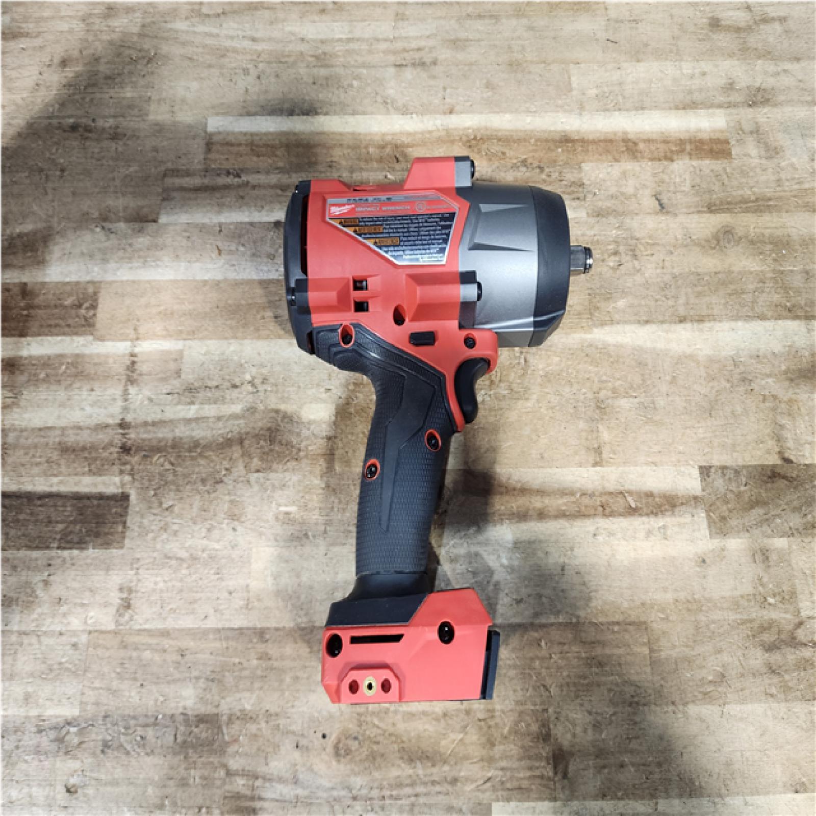 Houston Location AS-IS Milwaukee FUEL 18V Lithium-Ion Brushless Cordless 1/2 in. Impact Wrench with Friction Ring (Tool-Only)