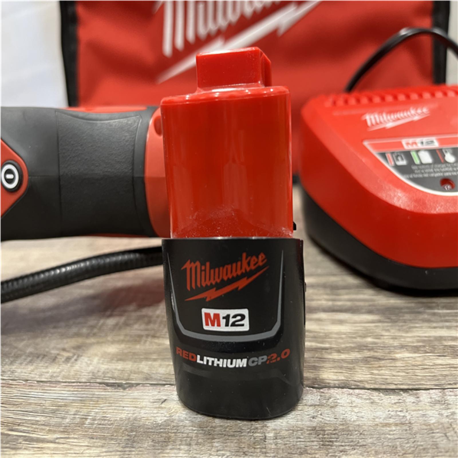 AS-IS Milwaukee 12V Lithium-Ion Cordless M-SPECTOR 360-Degree 4 ft. Inspection Camera Kit