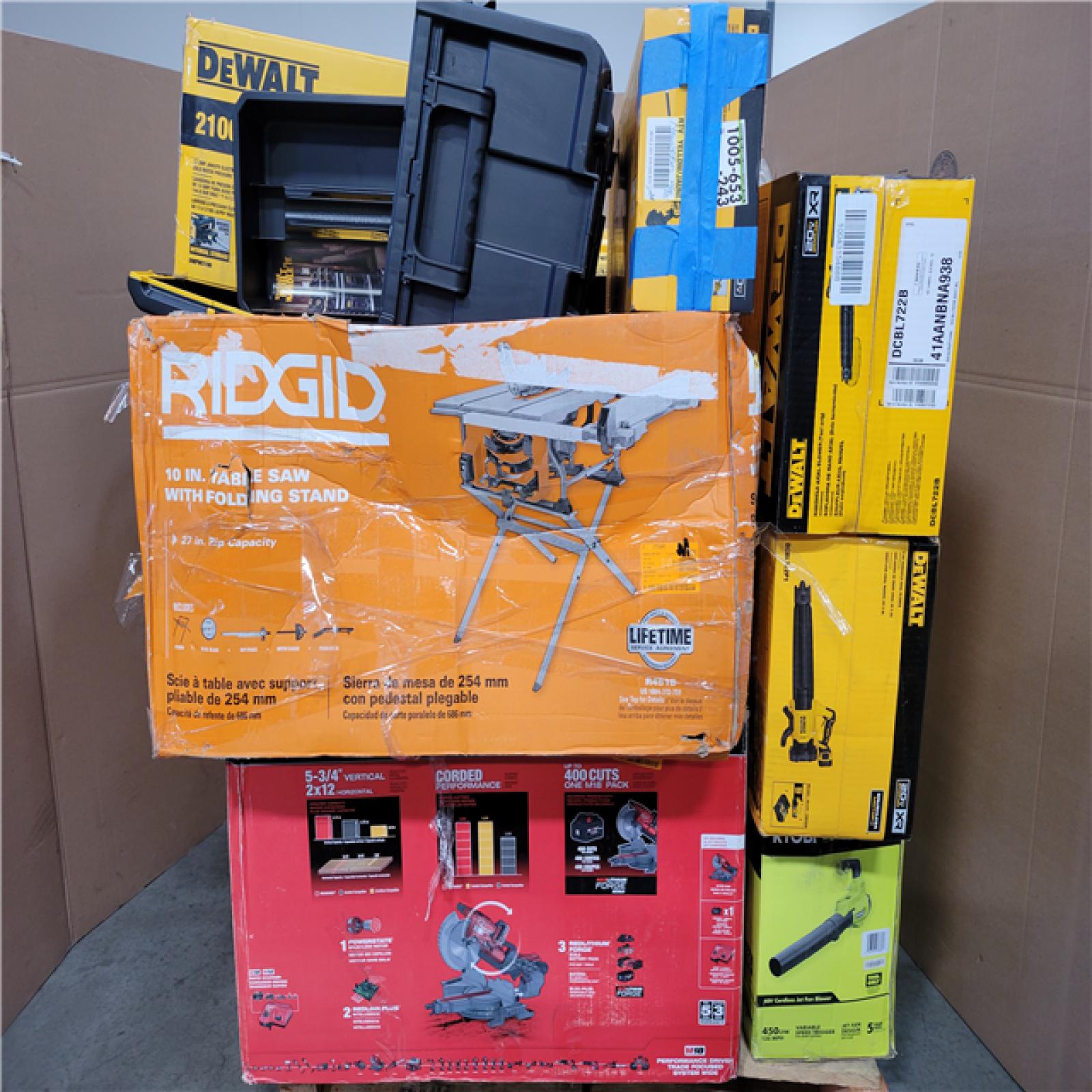 CALIFORNIA AS-IS TOOL PALLET