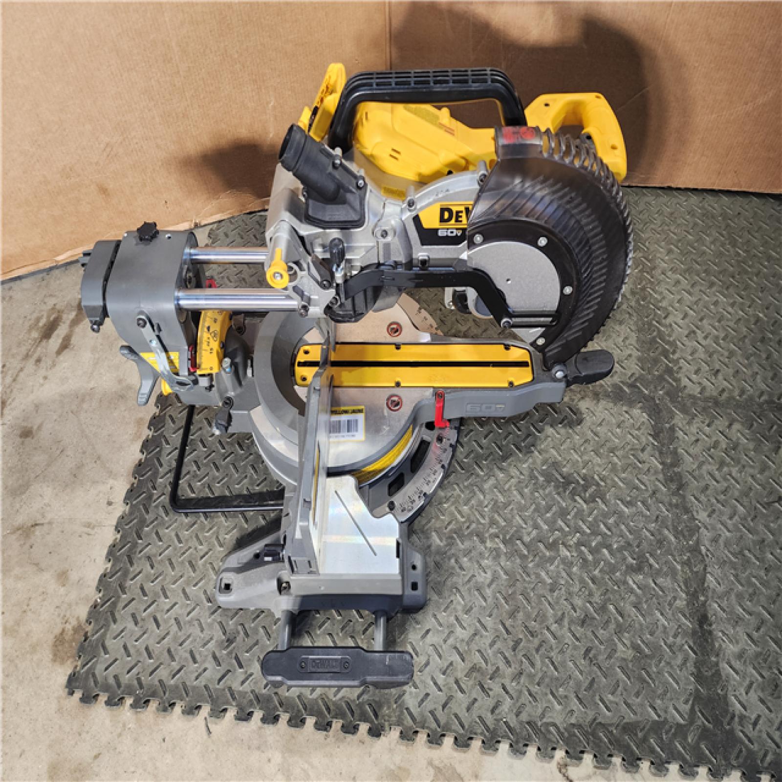 HOUSTON LOCATION - AS-IS DEWALT 60V Lithium-Ion 12 in. Cordless Sliding Miter Saw (Tool Only)