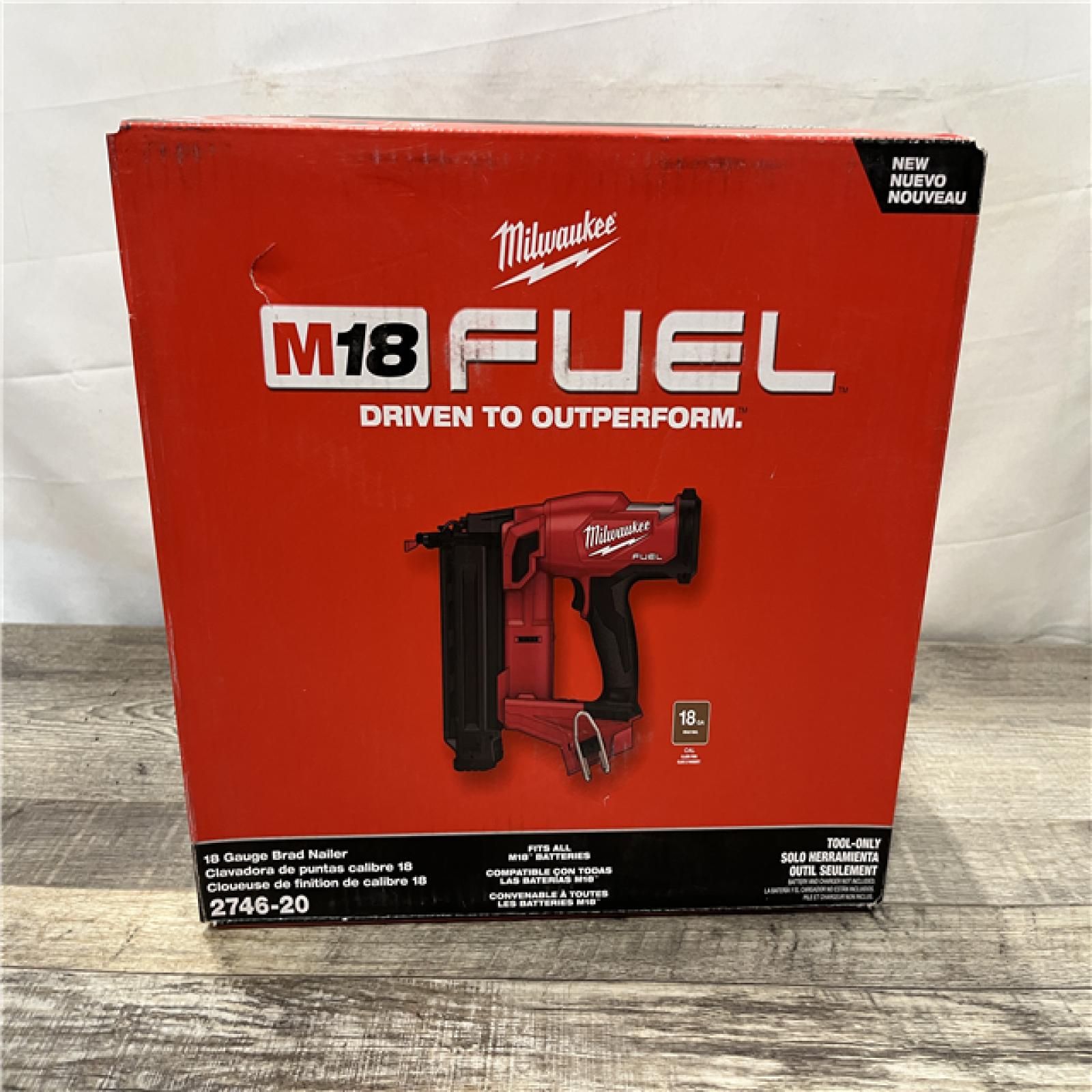 NEW - Milwaukee FUEL 18-Volt Lithium-Ion Brushless Cordless Gen II 18-Gauge Brad Nailer (Tool-Only)