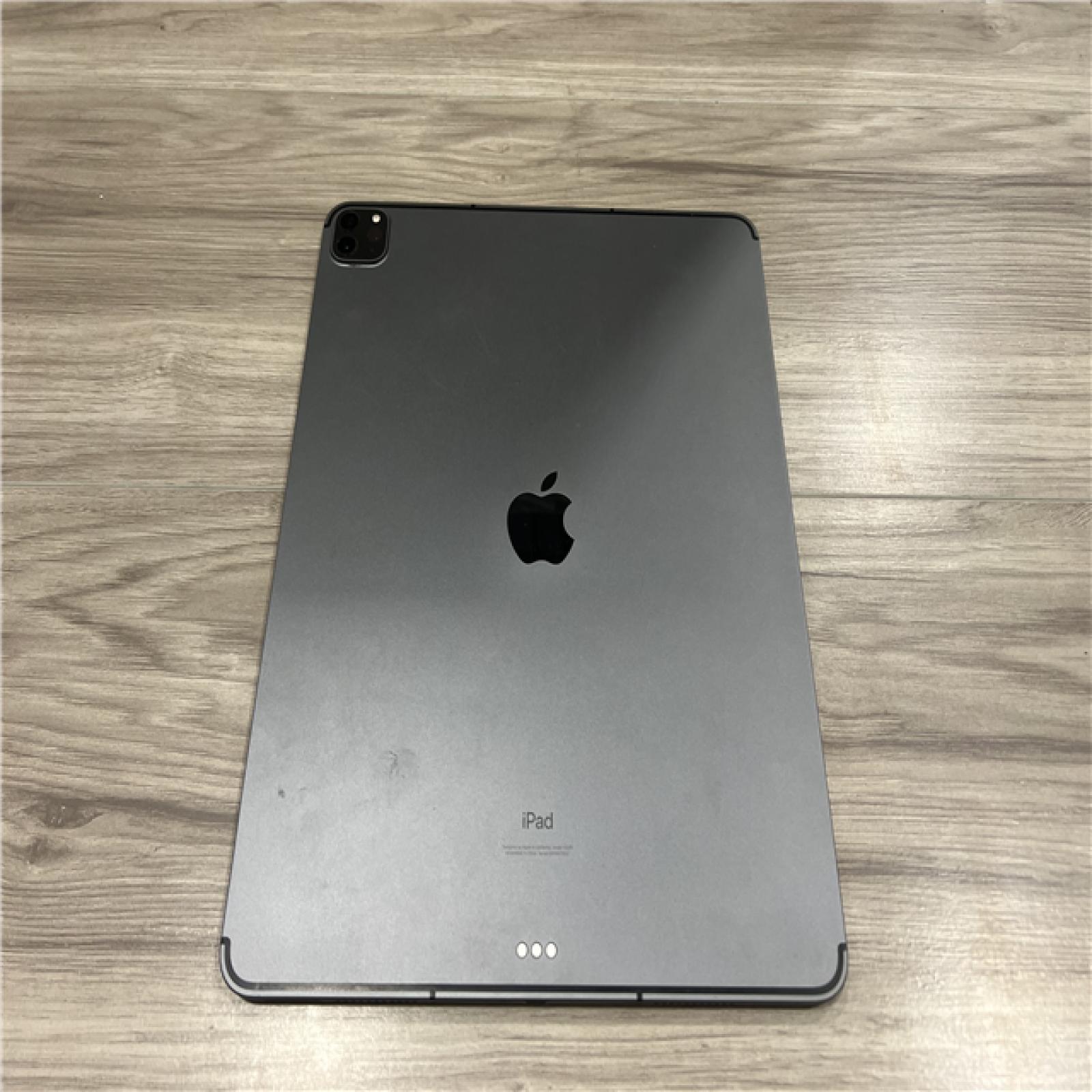 AS-IS Apple 128 GB 12.9-Inch iPad Pro 5 Wi-Fi and Cellular with M1 Chip (Space Gray)