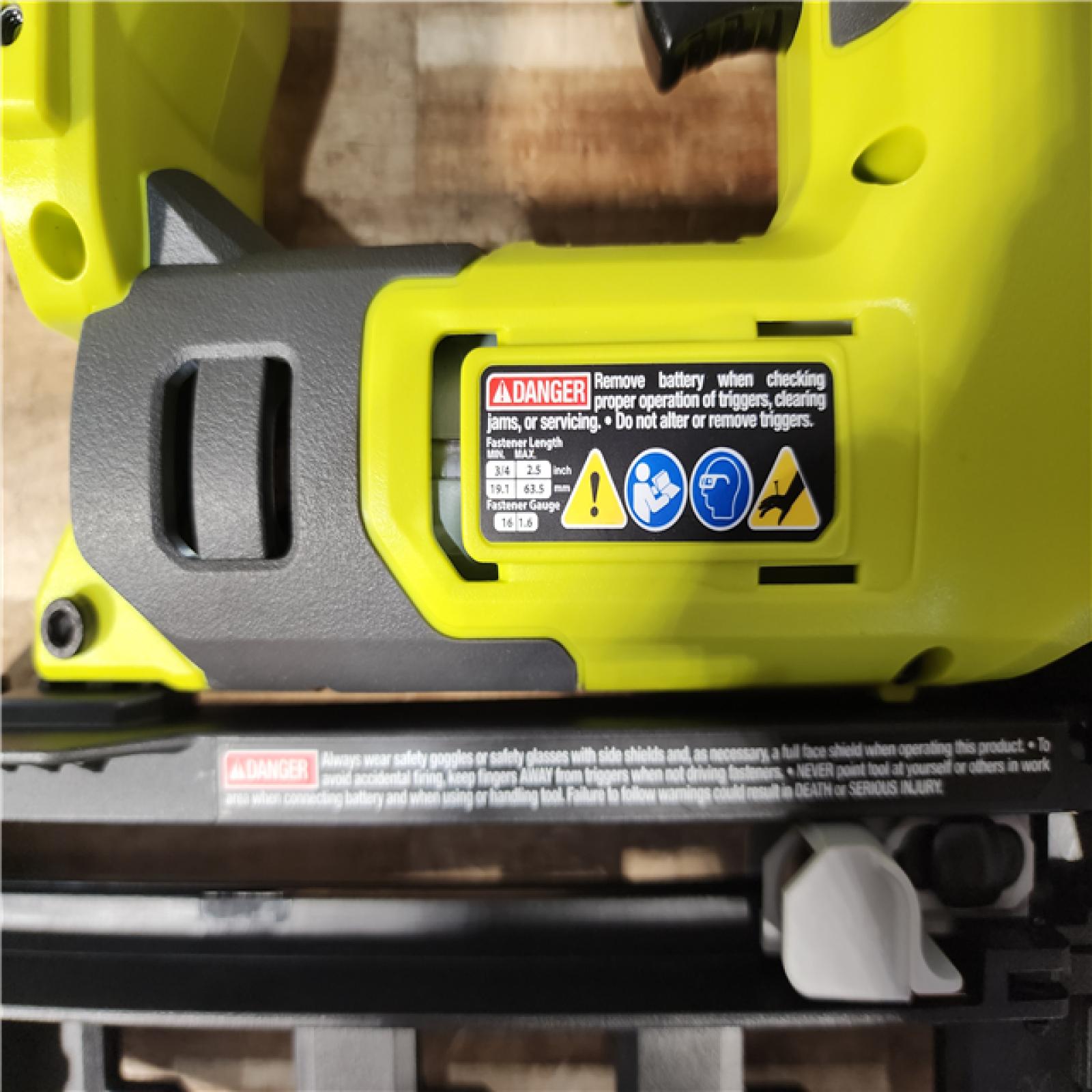 HOUSTON LOCATION - AS - IS RYOBI STRAIGHT FINISH NAILER