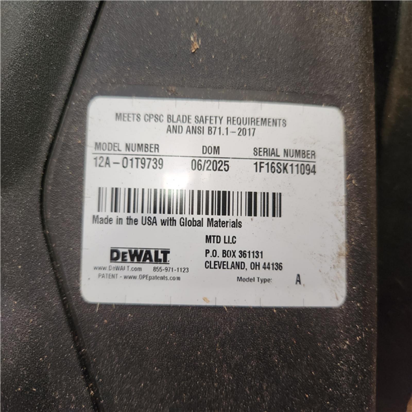Phoenix AS-IS DEWALT 21 in. 150cc Briggs and Stratton 625ex Engine Rear Wheel Drive 2-in-1 Gas Self Propelled Walk Behind Lawn Mower