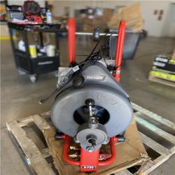 DALLAS LOCATION - RIDGID K-750 Drain Cleaning Snake Auger Drum Machine with Autofeed