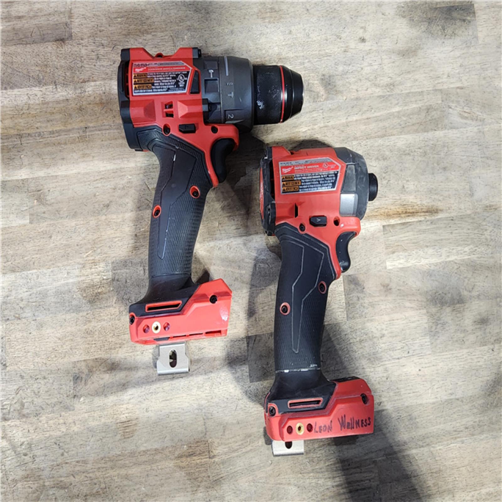 HOUSTON LOCATION - AS-IS MILWAUKEE FUEL 18V Lithium-Ion Brushless Cordless Hammer Drill and Impact Driver Combo Kit