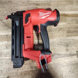 HOUSTON LOCATION - AS-IS Milwaukee FUEL 18-Volt Lithium-Ion Brushless Cordless Gen II 18-Gauge Brad Nailer (Tool-Only)