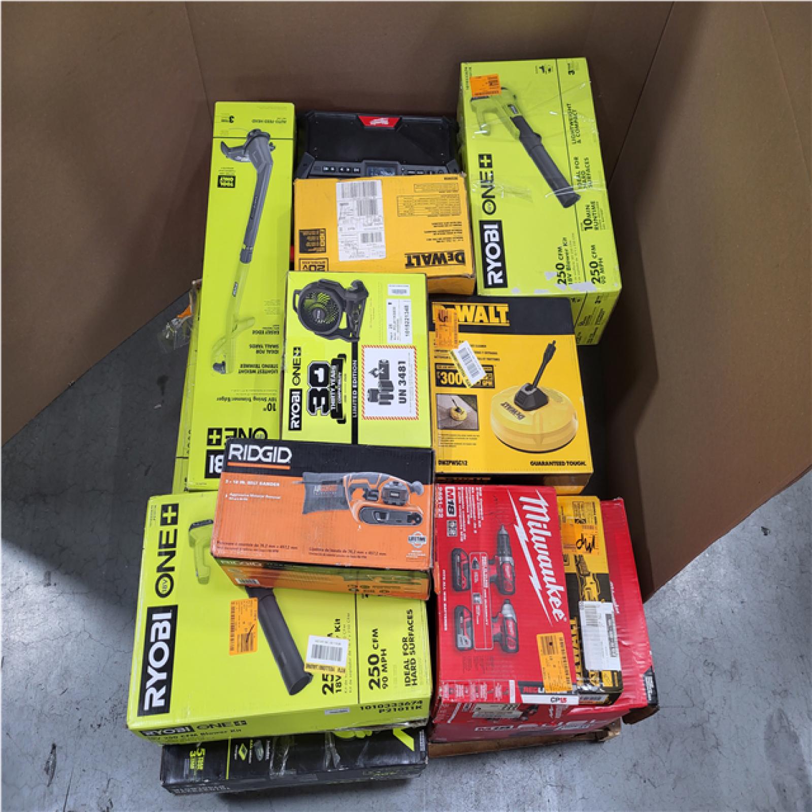 CALIFORNIA AS-IS TOOL PALLET