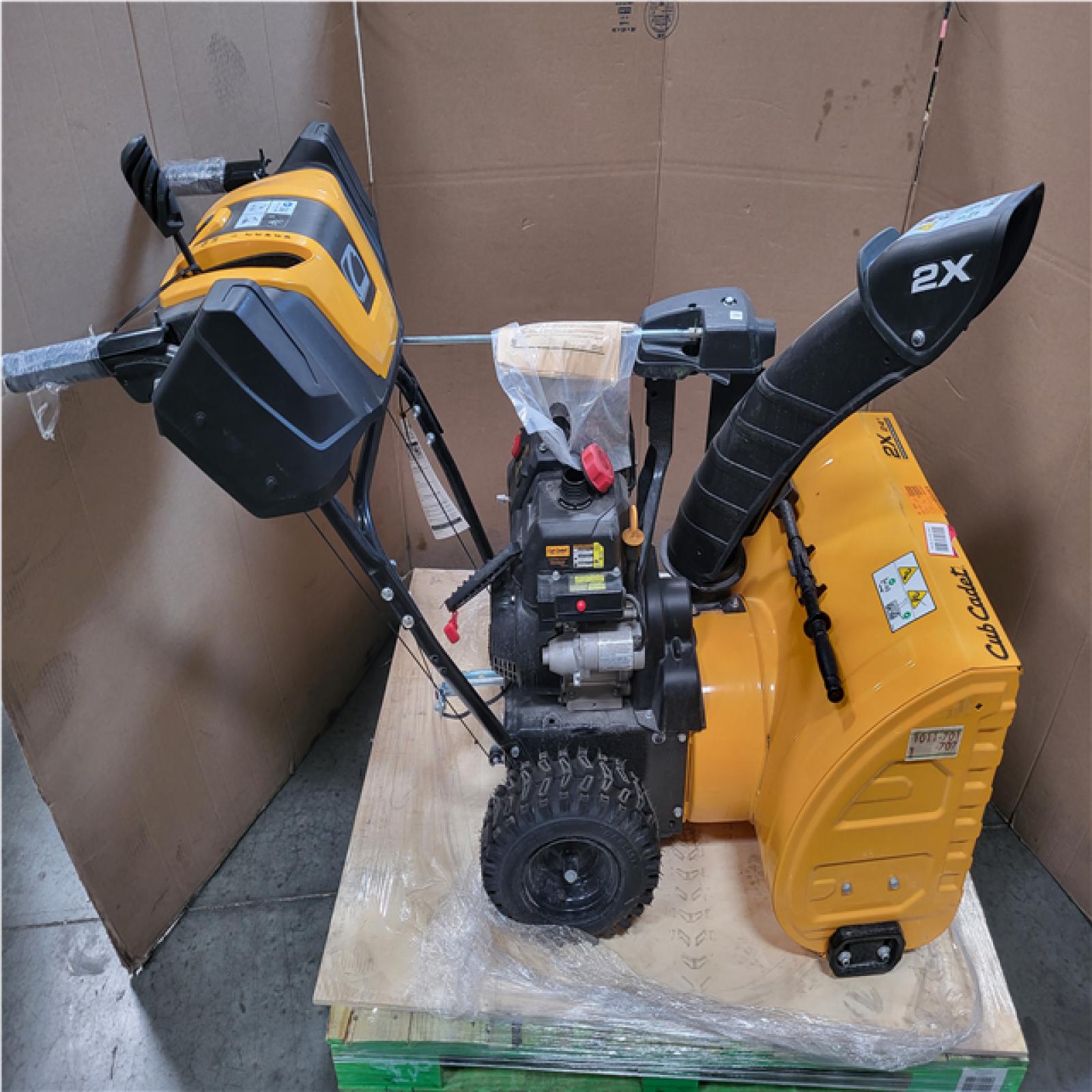 CALIFORNIA AS-IS CUB CADET 2X 24 SNOW BLOWER