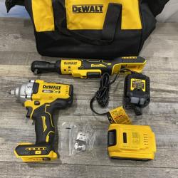AS-IS DEWALT 20V Lithium-Ion Cordless 2-Tool Combo Kit