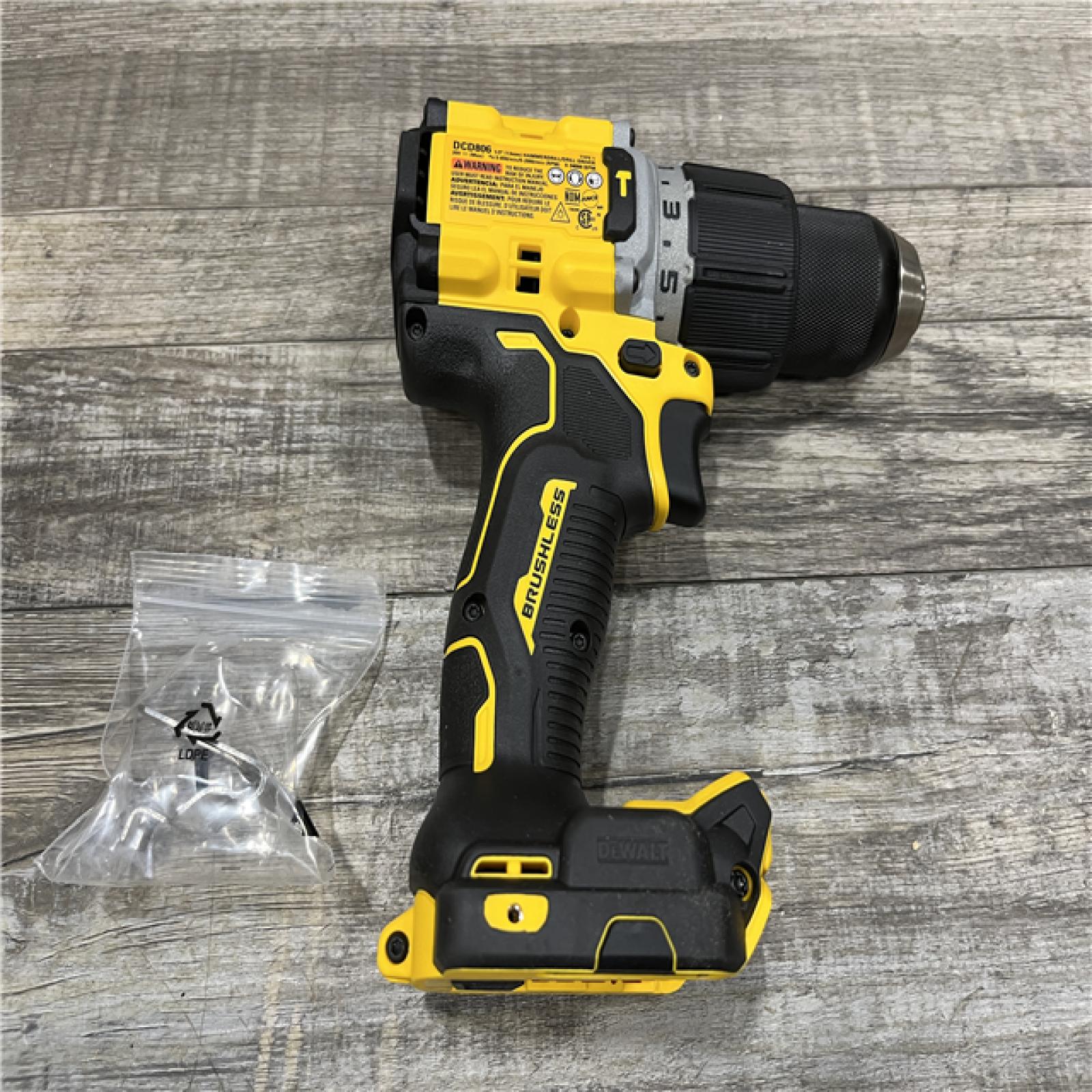 AS-IS DEWALT 20V XR Brushless Cordless 1/2 in. Hammer Drill (Tool-Only)