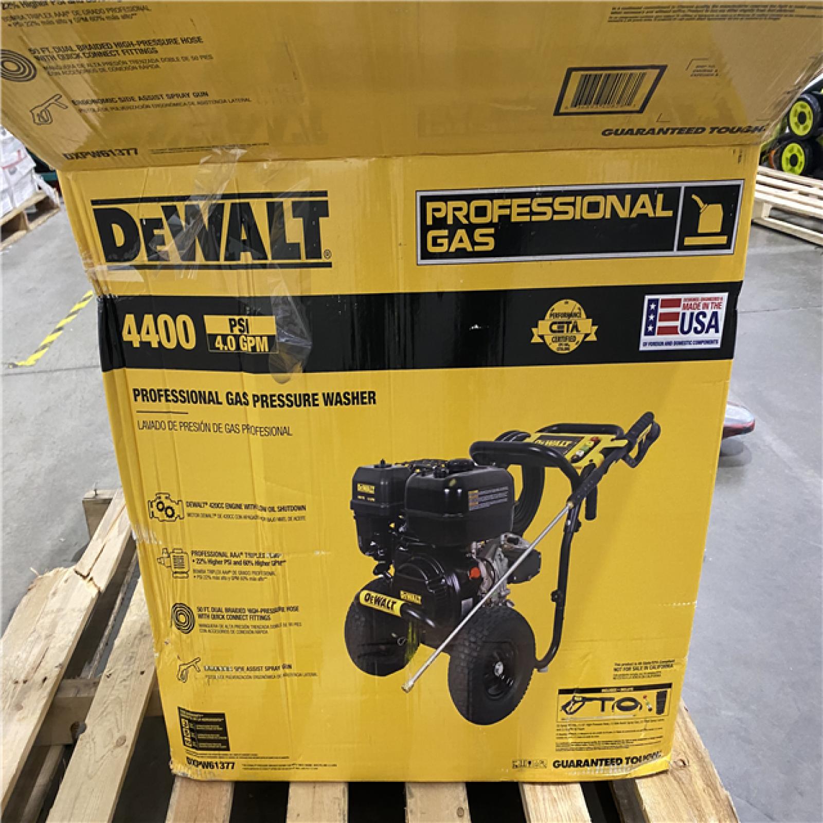 Dallas Location - As-Is DEWALT 4400 PSI 4.0 GPM Gas Pressure Washer
