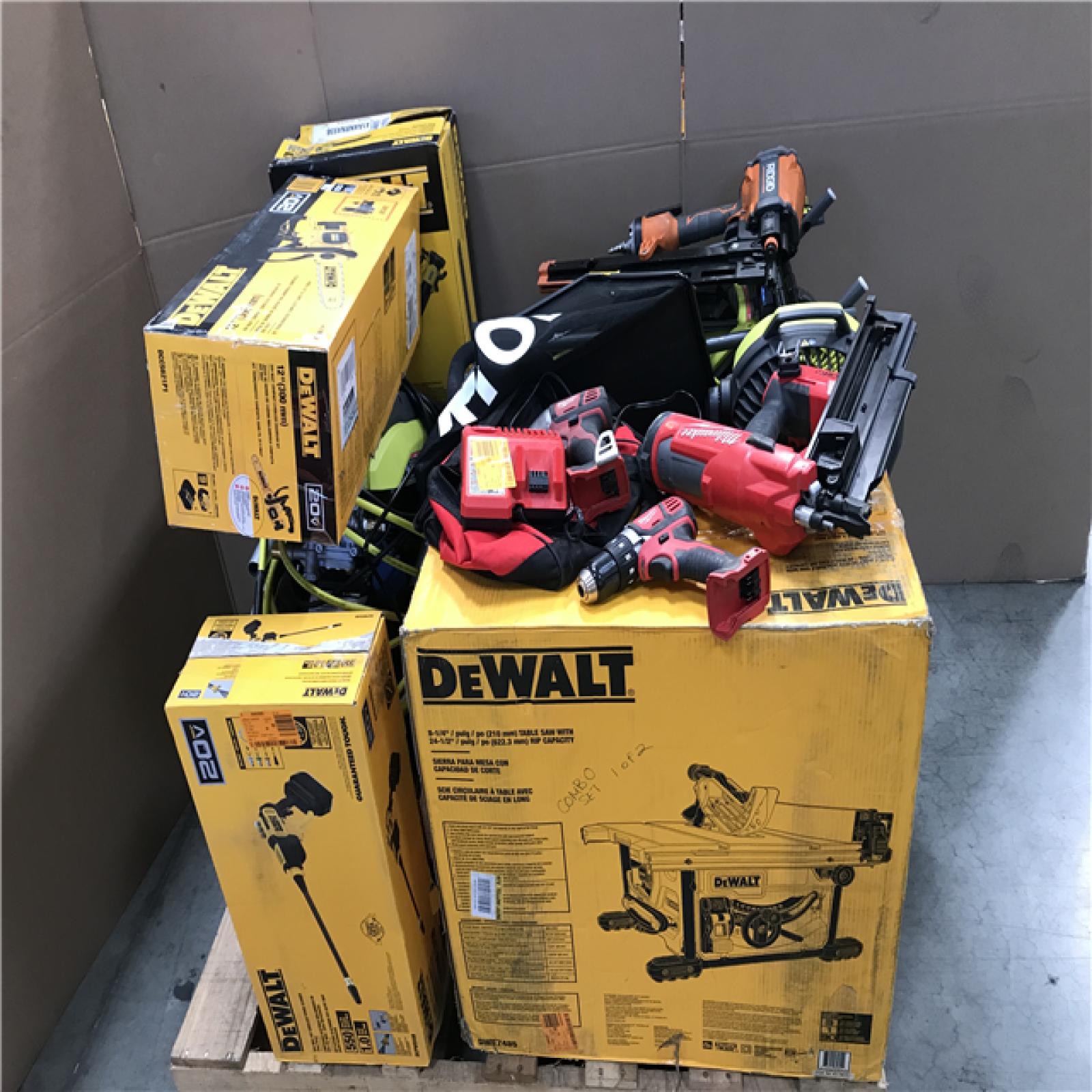 CALIFORNIA AS-IS TOOL PALLET
