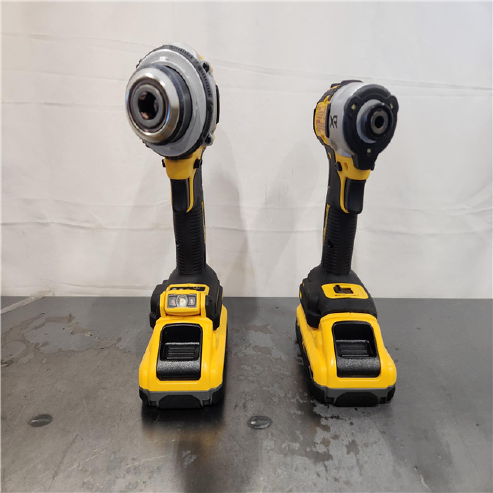 AS-IS- DEWALT 20V MAX XR 2-Tool Combo Kit with POWERPACK