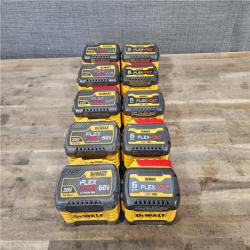 HOUSTON LOCATION - AS-IS DEWALT BATTERY PACK QTY - 10