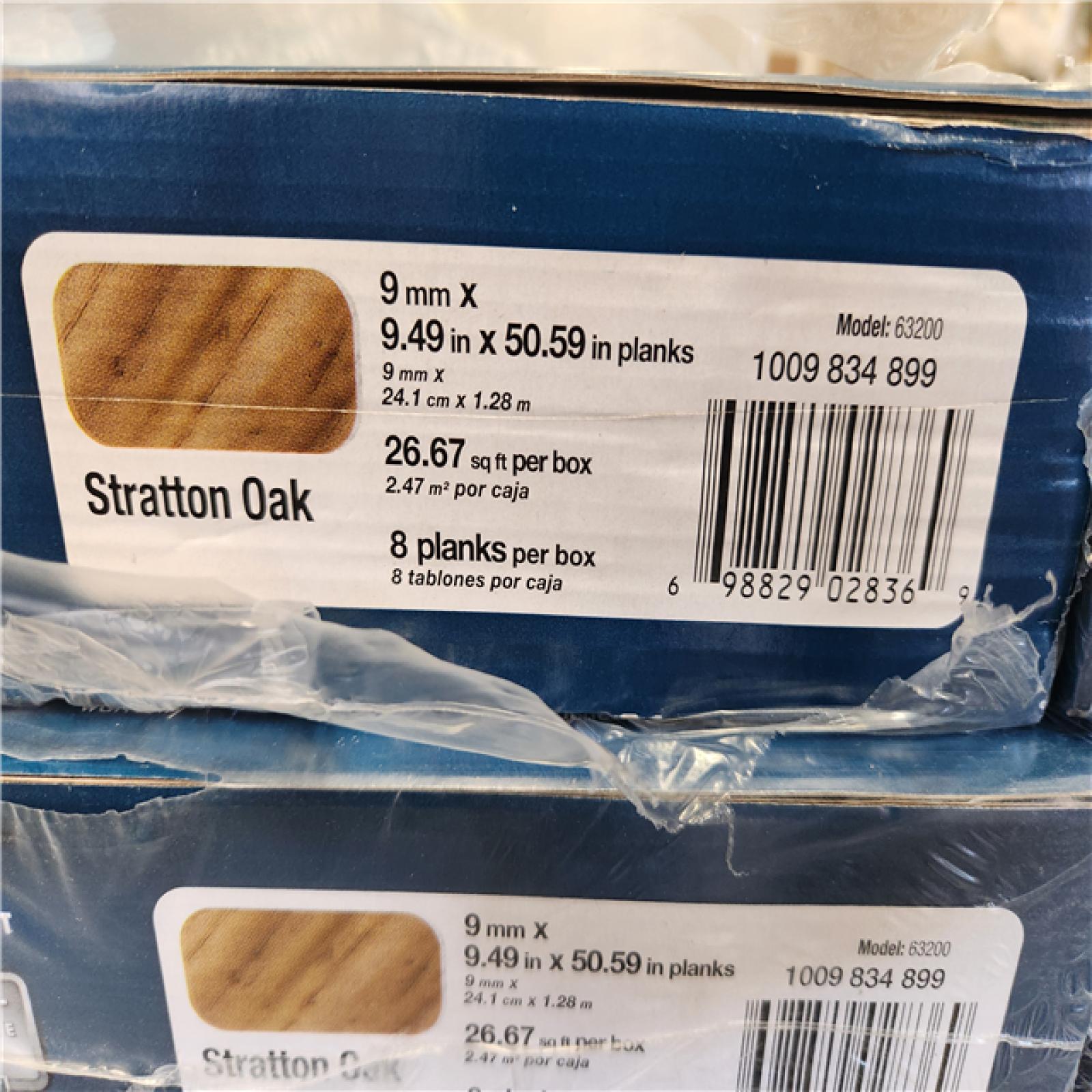 Phoenix NEW Lifeproof Stratton Oak 9.5 in. W x 50.6 in. L Waterproof Hybrid Resilient Flooring (640 sq. ft./24 case)