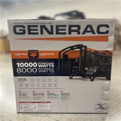 DALLAS LOCATION- GENERAC 10000 / 8000-Watt Portable Generator