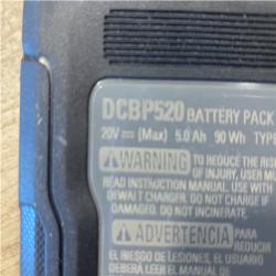 AS-IS DEWALT 20V MAX XR POWERSTACK Lithium-Ion Battery Starter Kit with 5.0Ah and 1.7Ah Batteries and Charger