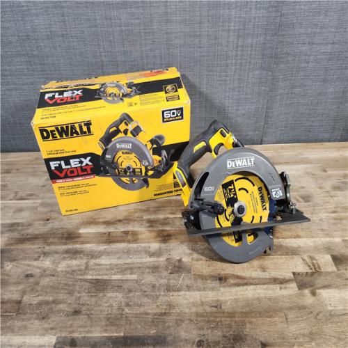 HOUSTON LOCATION - AS-IS DeWALT Flexvolt Max 7-1/4  60V Brushless Circular Saw (TOOL ONLY)