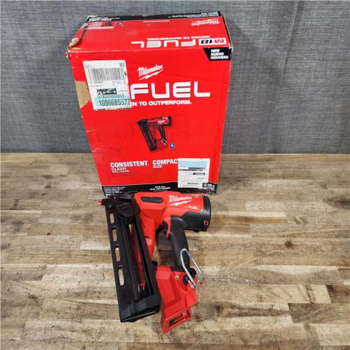 HOUSTON LOCATION - AS-IS (APPEARS LIKE NEW) Milwaukee FUEL 18-Volt Lithium-Ion Brushless Cordless Gen II 16-Gauge Angled Finish Nailer (Tool-Only)