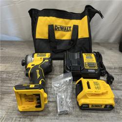 AS-IS DEWALT Atomic 20V Max Lithium-Ion Brushless Cordless Compact 1/4 in. Impact Driver Kit