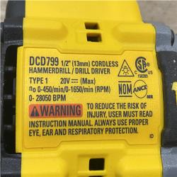 AS-IS DEWALT ATOMIC 20V Lithium-Ion Cordless 1/2 in. Hammer Drill Kit