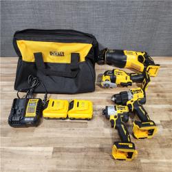 HOUSTON LOCATION - AS - IS DEWALT 20-Volt Maximum Lithium-Ion Cordless 4-Tool Combo Kit