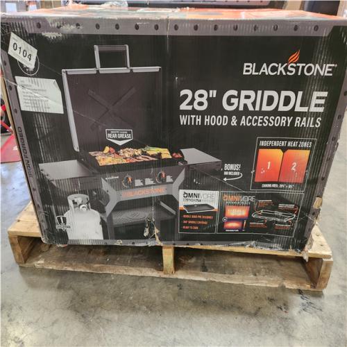 Phoenix NEW Blackstone 2-Burner Propane Outdoor Griddle with Hood in Black