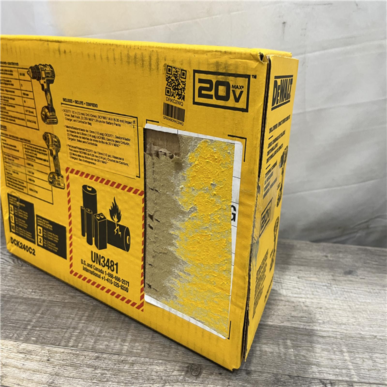 NEW - DEWALT 20V MAX Cordless Drill/Impact 2 Tool Combo Kit