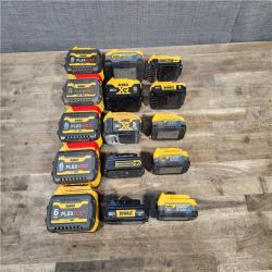 HOUSTON LOCATION - AS-IS DEWALT BATTERY PACK QTY - 15