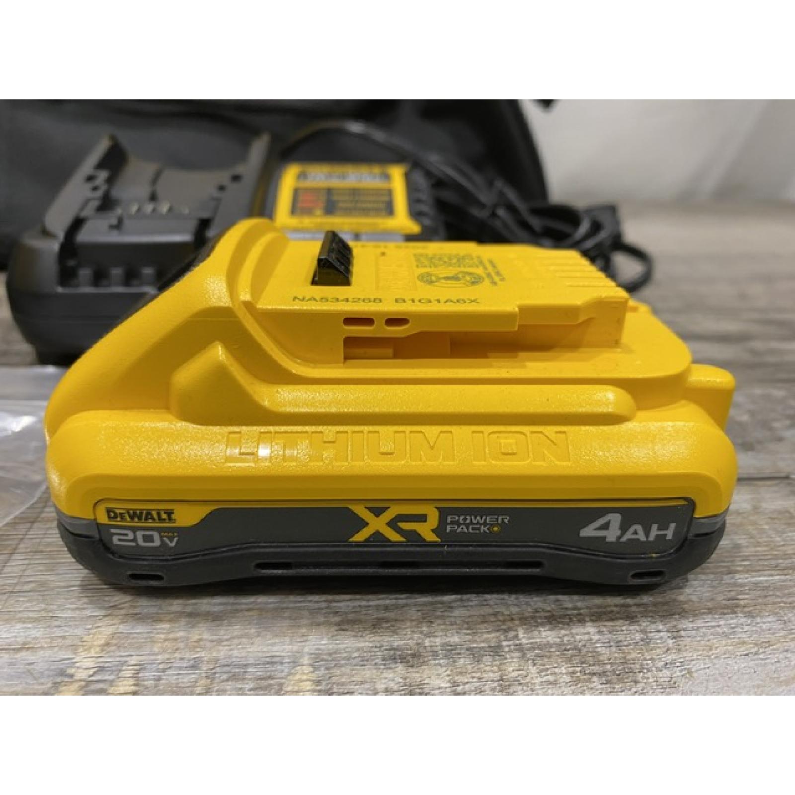 AS-IS DEWALT 20V MAX XR Lithium-Ion Brushless Cordless 3-Speed High Torque 1/4 in. Impact Driver Kit