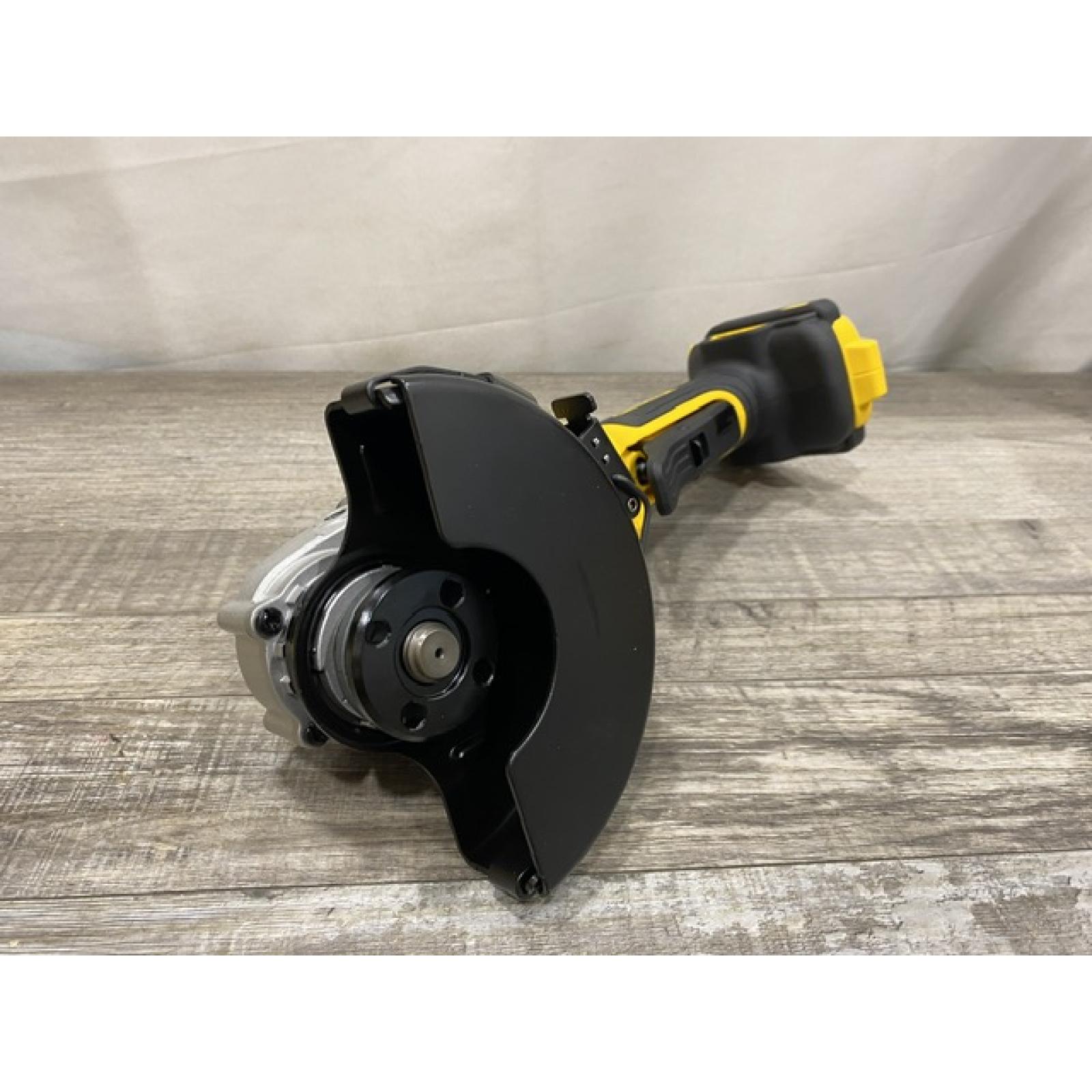 AS-IS DEWALT 20V MAX Cordless Brushless 4-1/2 in. Angle Grinder with Paddle Switch (Tool Only)