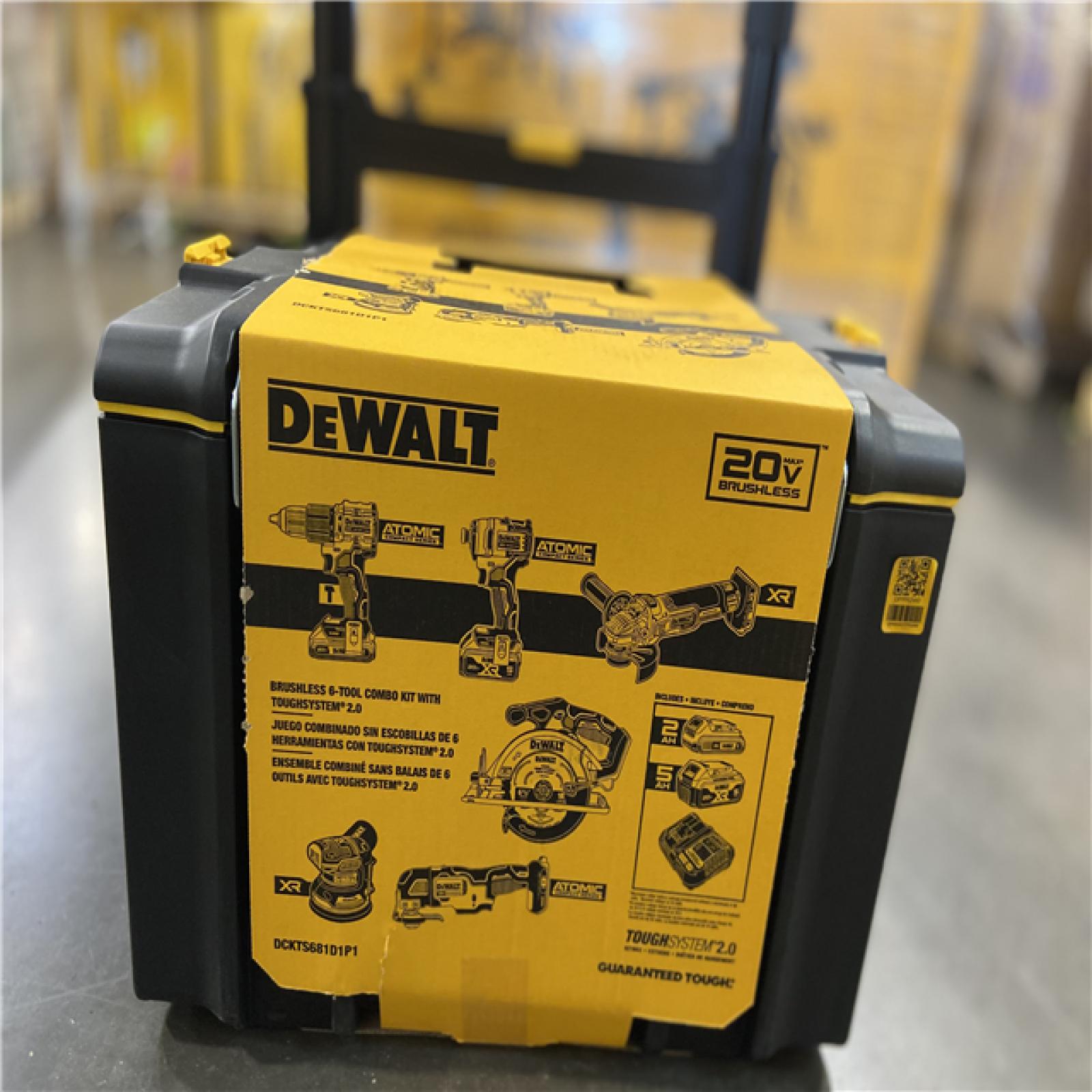 DALLAS LOCATION - DEWALT 20-Volt MAX ToughSystem Lithium-Ion 6-Tool Cordless Combo Kit