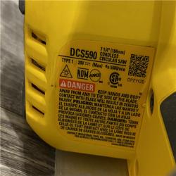 AS-IS DEWALT 20-Volt MAX 7-1/4 in. Cordless Circular Saw (Tool Only)