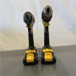Like New! - DeWALT 20V MAX Cordless Drill Driver/Impact Driver Combo Kit 1.3 Ah Lithium Ion