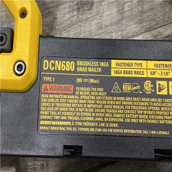 AS-IS DEWALT 20V MAX XR Lithium-Ion Electric Cordless 18-Gauge Brad Nailer (Tool Only)
