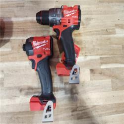 HOUSTON LOCATION - AS-IS (APPEARS LIKE NEW) Milwaukee FUEL 18V Lithium-Ion Brushless Cordless Hammer Drill and Impact Driver Combo Kit
