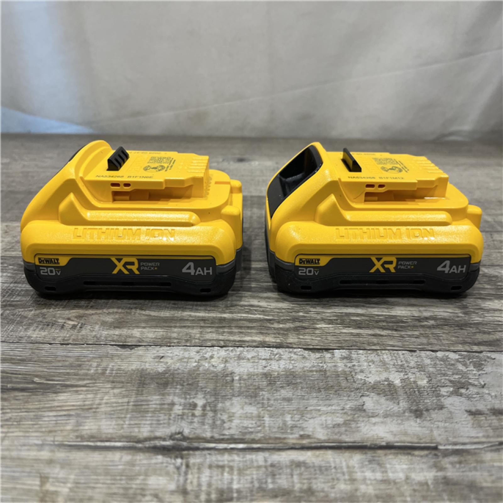 AS-IS DEWALT 20V MAX XR Lithium-Ion 4.0 Ah Battery Packs (2-Pack)