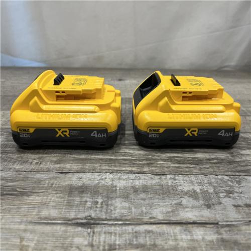 AS-IS DEWALT 20V MAX XR Lithium-Ion 4.0 Ah Battery Packs (2-Pack)