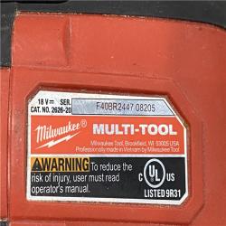 AS-IS Milwaukee 18V Lithium-Ion Cordless Oscillating Multi-Tool (Tool-Only)