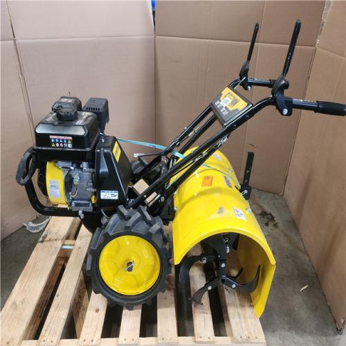 Phoenix LIKE NEW Champion Power Equipment 22 in. Counter Rotating Gas Rear Tine Tiller with Self-Propelled Agricultural Tires (Missing Screws)