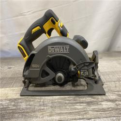AS-IS DEWALT FLEXVOLT 60V MAX Cordless Brushless 7-1/4 in. Circular Saw with Brake (Tool Only)
