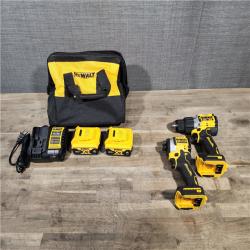 HOUSTON LOCATION - AS-IS DEWALT 2 TOOL COMBO KIT W/ (2) BATTERY & CHARGER