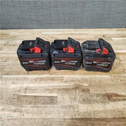 HOUSTON LOCATION - AS - IS MILWAUKEE BATTERY PACK QTY - 3
