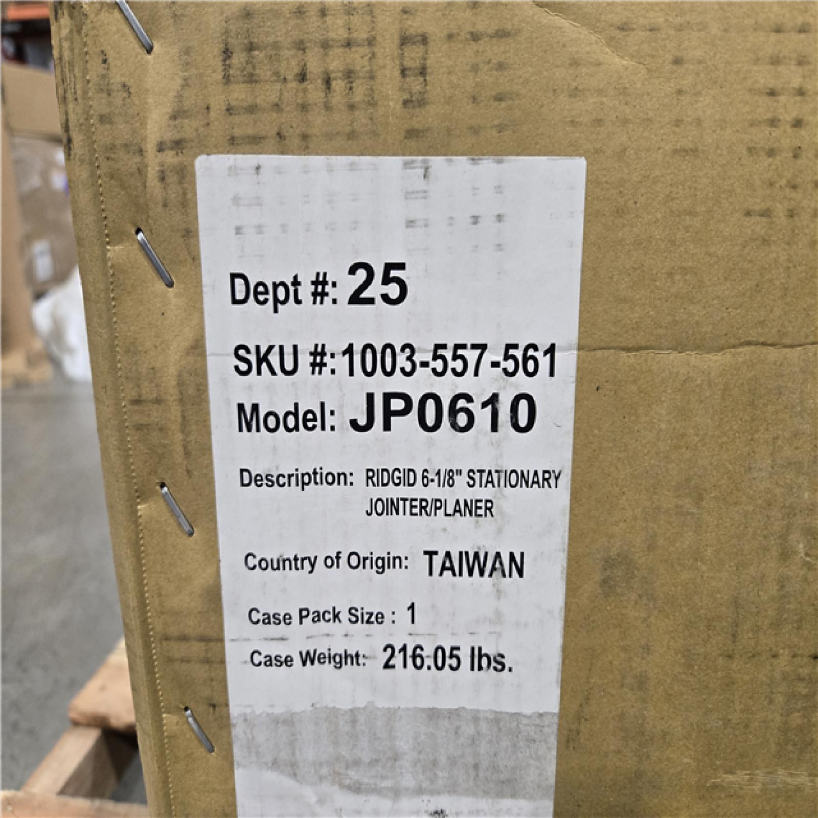 DALLAS LOCATION - RIDGID 6 Amp Corded 6-1/8 in. Jointer/Planer