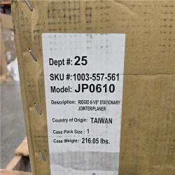 DALLAS LOCATION - RIDGID 6 Amp Corded 6-1/8 in. Jointer/Planer